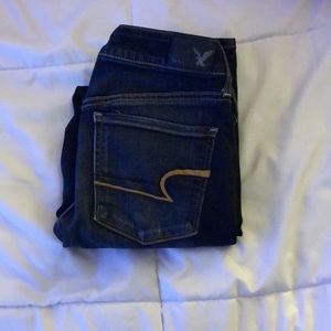 dark wash denim jeans